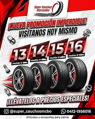 Cauchos 165/75 rin 13